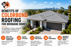 Benefits of Colorbond roofing on a modern Brisbane home
