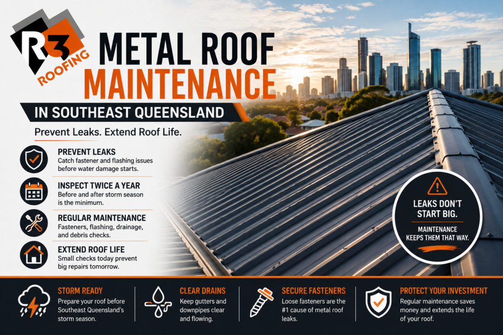 Metal roof maintenance